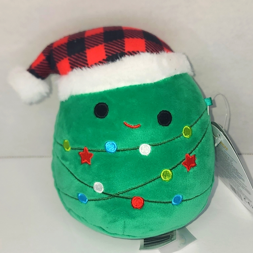 ANDY 🎄 Christmas Tree w/Santa Hat Christmas 2023 Original Squishmallow ☆ NWT ☆